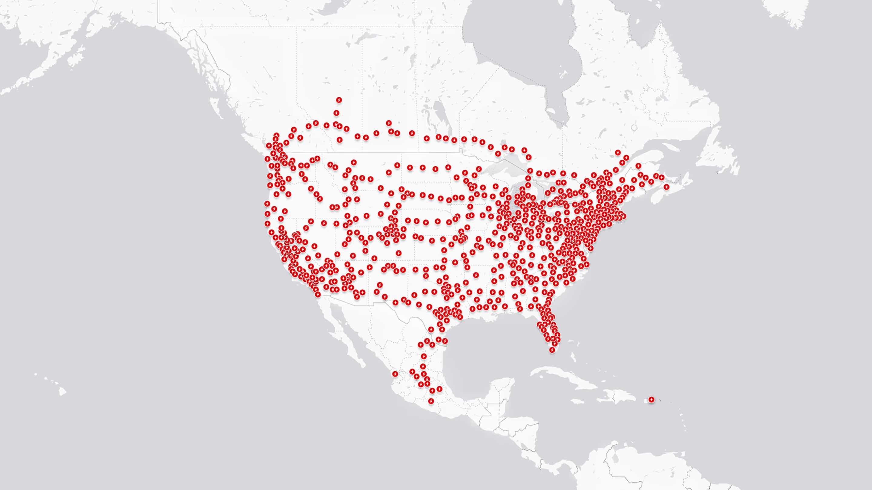 Tesla Supercharger Network